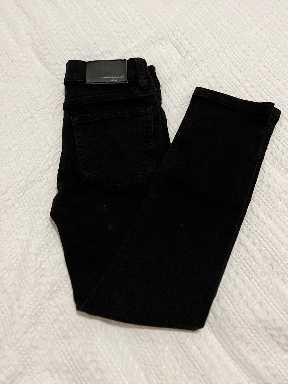 Weatherproof Vintage Girls Sz 7 Slim Fit Black Stretch Jeans